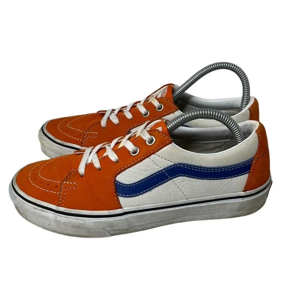 Vans Shoes Men's Size 7 Women's 8.5 Orange Skate Sk8 Sneakers Lace Up
